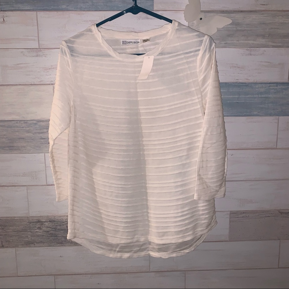 Off-White Lightweight Cover-Up Top